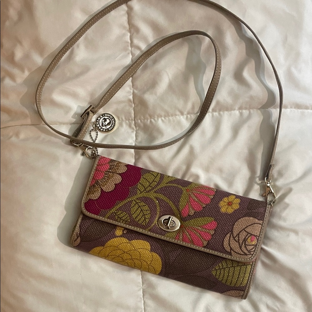 Spartina Floral Crossbody Bag